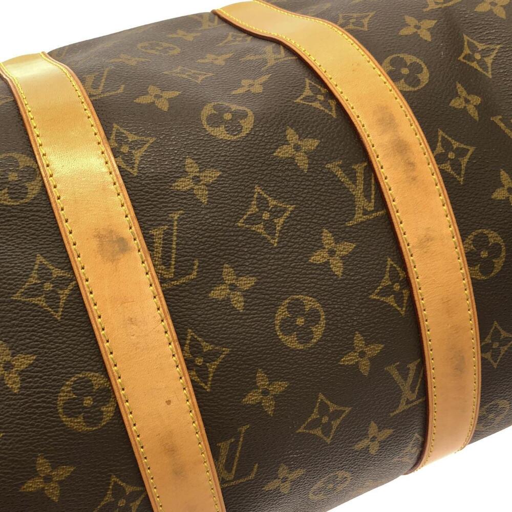 LOUIS VUITTON Brown Monogram Keepall 45 Boston Bag - Picture 4 of 10